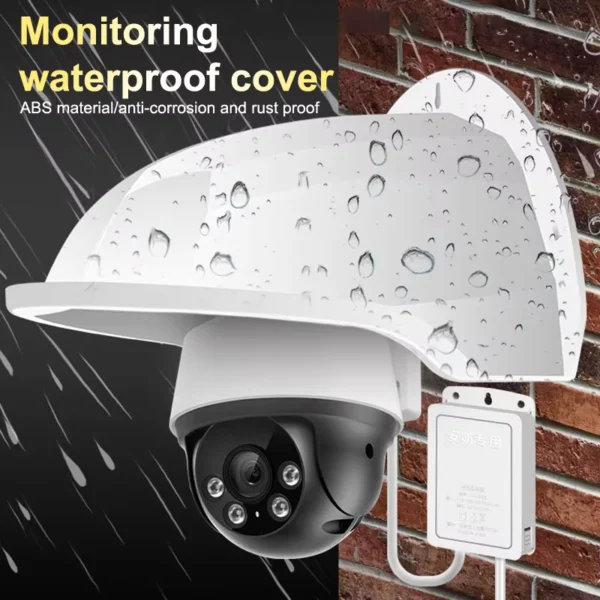 Universal Sun Rain Shade Camera Cover for Outdoor Cameras