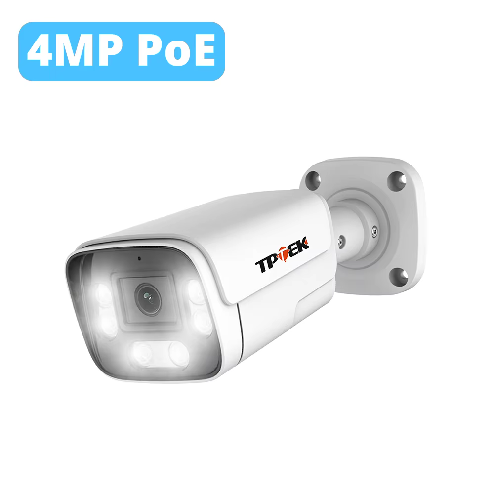 8MP 4K PoE Outdoor IP Security Camera with Two Way Audio