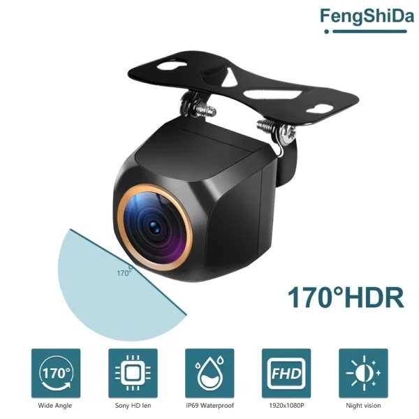 AHD 1920x1080P Vehicle Rear View Camera with Night Vision