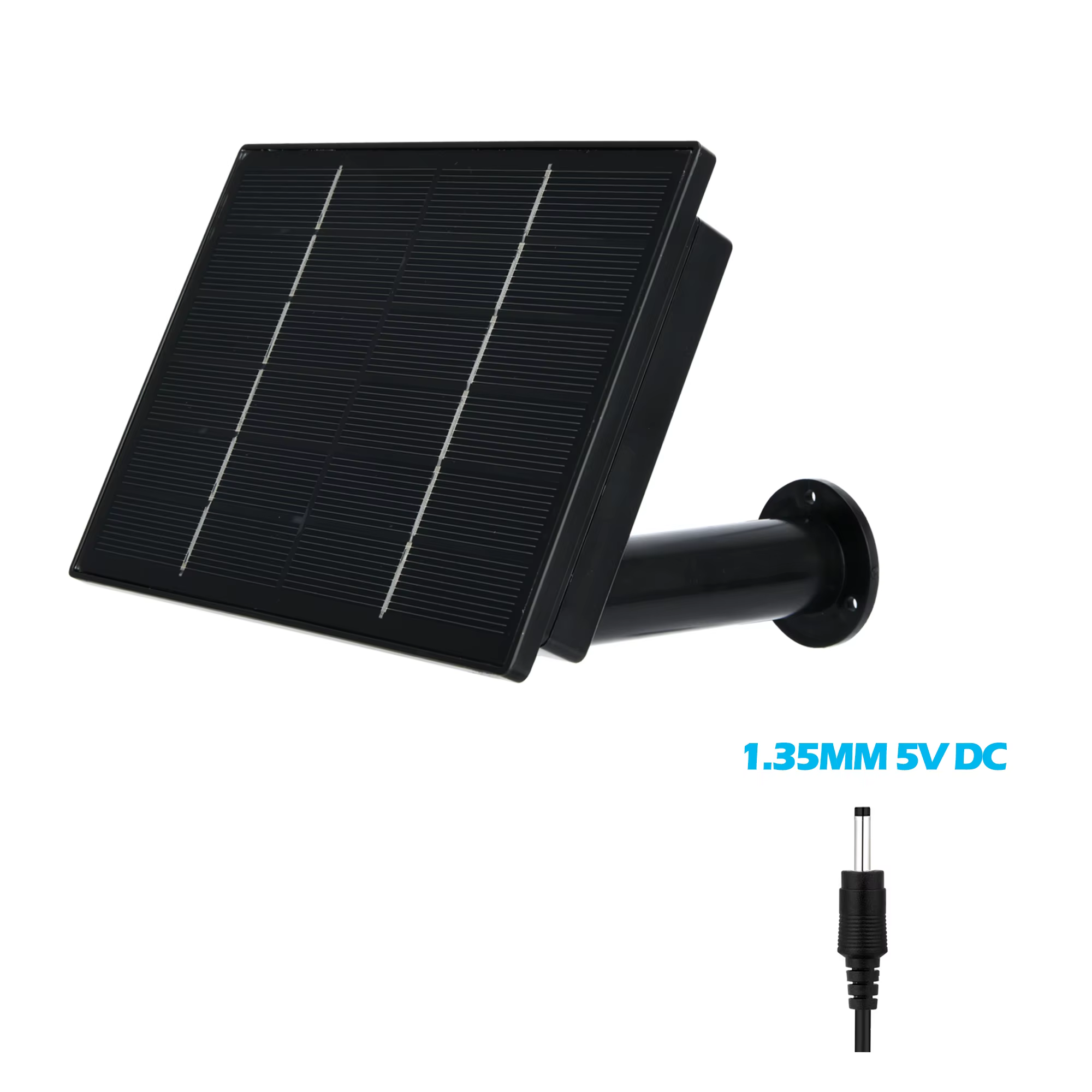 4W Waterproof Solar Panel with USB & DC Output for Cameras