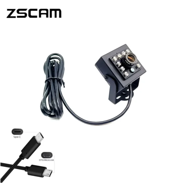 ZSCAM Night Vision USB 2.0 OTG Type-C 1080P Camera