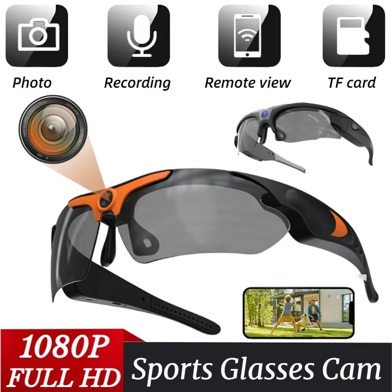 1080P Full HD Mini Camera Sunglasses for Sports