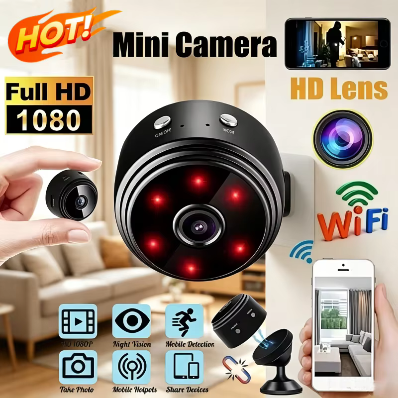 Mini A9 1080P Wifi Wireless Security Camera