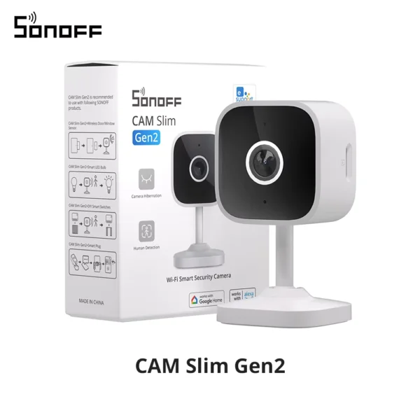SONOFF CAM-S2 1080P WiFi Home Security Camera with AI Alerts