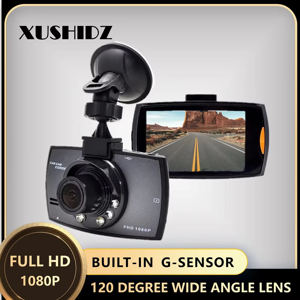 XUSHIDZ Q02 1080P Full HD Dashcam with G-Sensor & WDR
