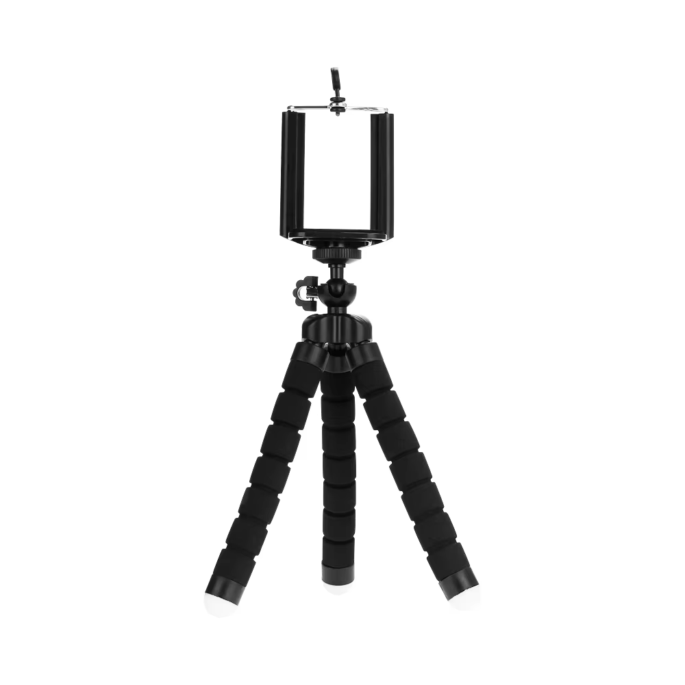 Flexible Tripod with Phone Holder and Remote Shutter