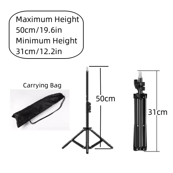 RP01-B Heavy Duty Metal Alloy Projector Tripod Stand 160cm