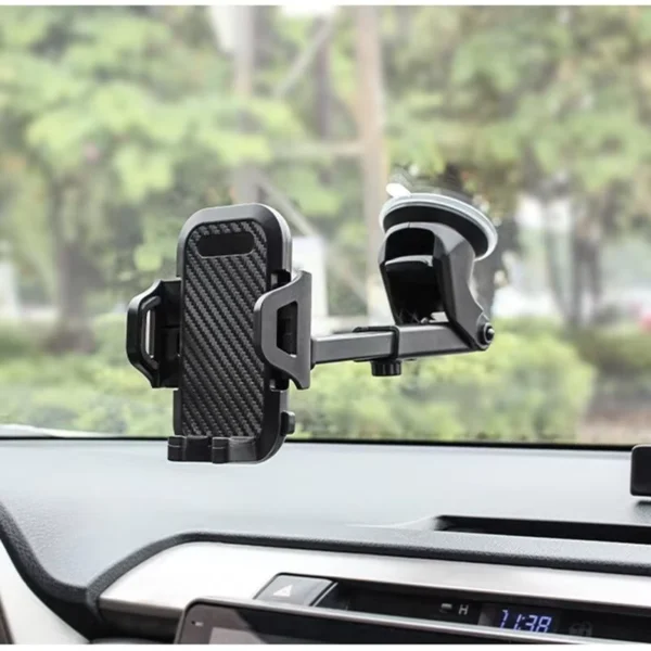 Adjustable Suction Car Phone Holder for Smartphones