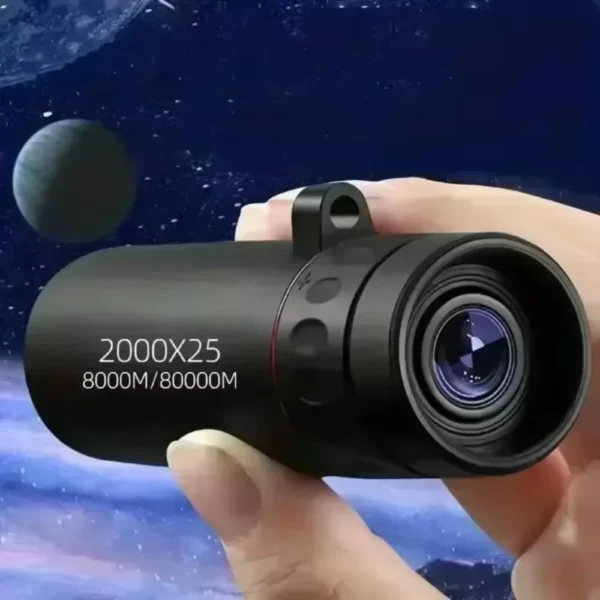 2000x HD Mini Monocular Telescope with Phone Holder