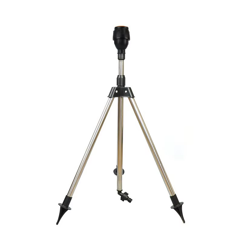 360° Stainless Steel Garden Rotating Sprinkler with Tripod