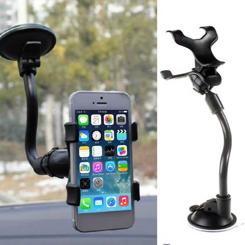 360° Rotating Flexible Car Phone Holder with Strong Suction