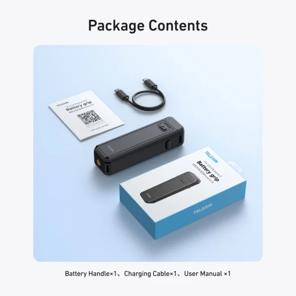 TELESIN 5000mAh Battery Handle for DJI Osmo Pocket 4/3