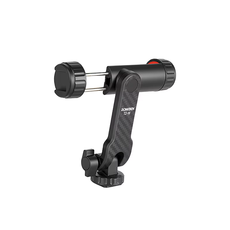 Ronkoen TZ-18 Universal 360° Phone Clip Holder for Tripods