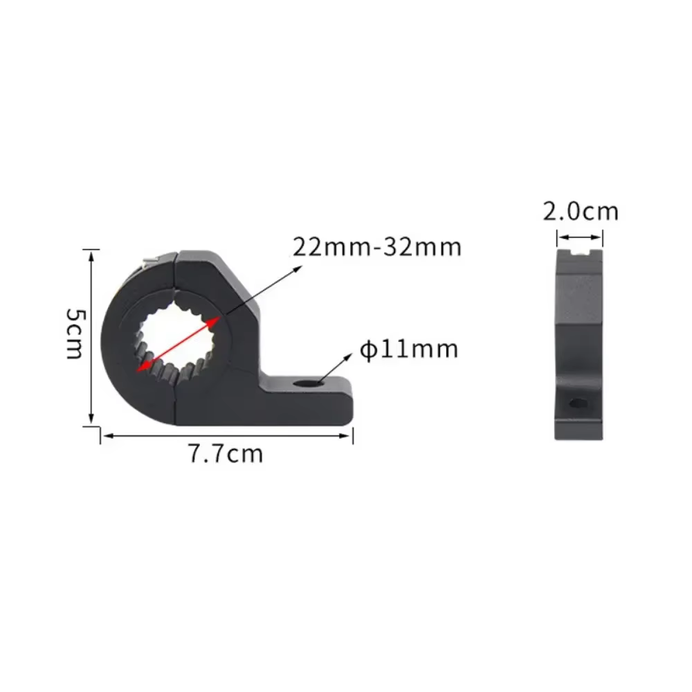 Adjustable Motorcycle Headlight Mount Bracket 19mm-26mm