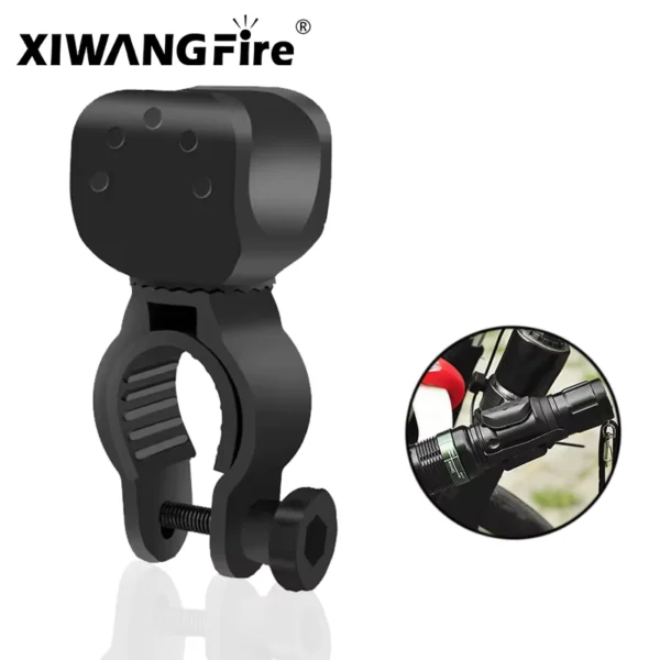 360° Rotatable Universal Bike Light Mount Holder