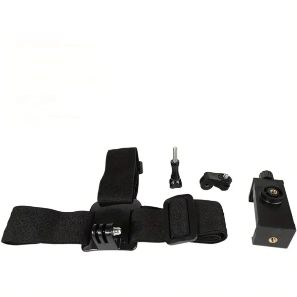 Head-Mounted Smartphone Holder for GoPro and iPhone