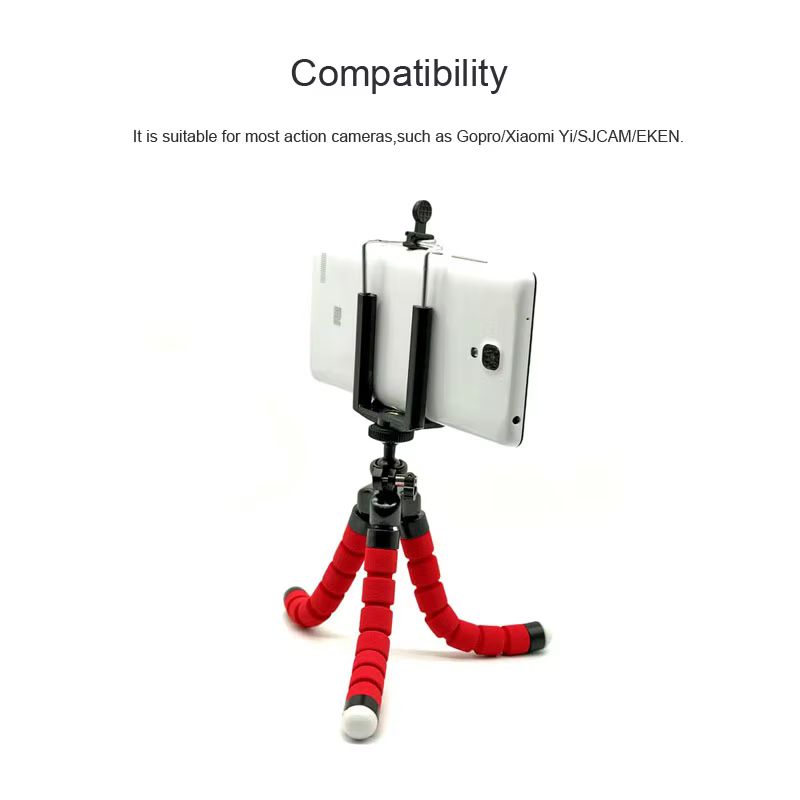 Flexible Mini Tripod for GoPro and Action Cameras