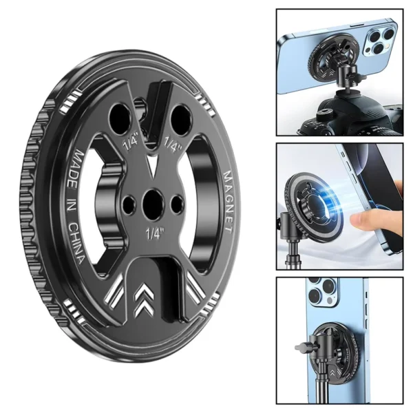 Magnetic Adapter Ring 1/4 Cold Shoe Pin Converter