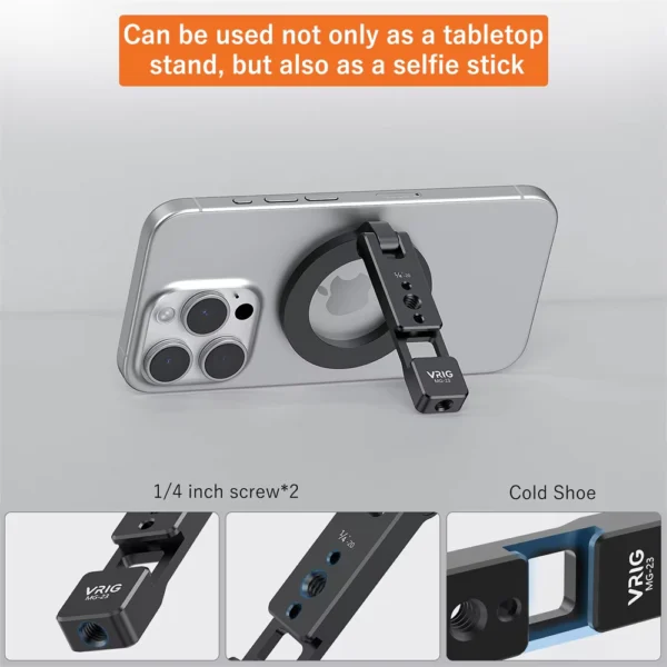 VRIG Magnetic Phone Stand MagSafe Cold Shoe Tripod Mount