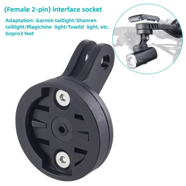 Multifunctional Bike Mount for Garmin, GoPro, Magicshine
