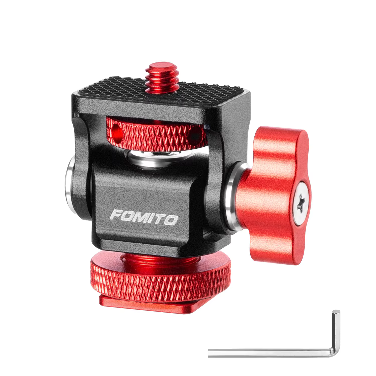 FOMITO Mini Monitor Mount Adjustable Cold Shoe Holder