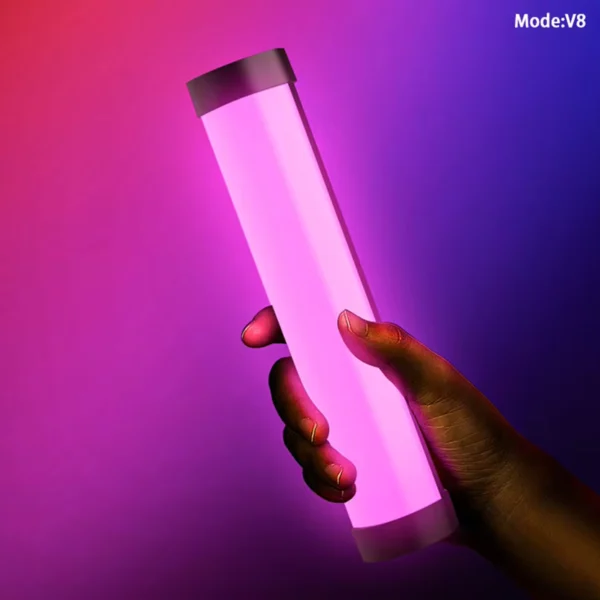 LUXCEO V8 Portable RGB Video Light with 2000mAh Battery