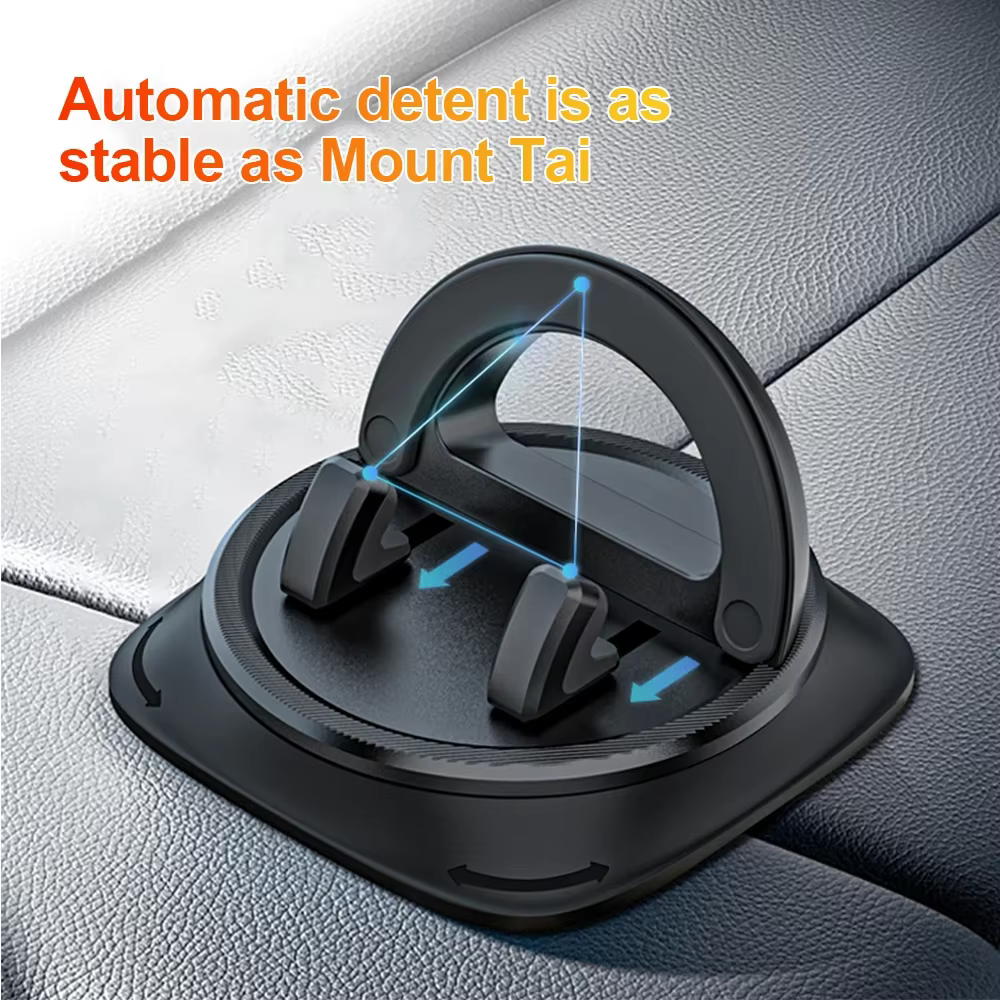 360° Rotatable Non-Slip Car Phone Holder Stand