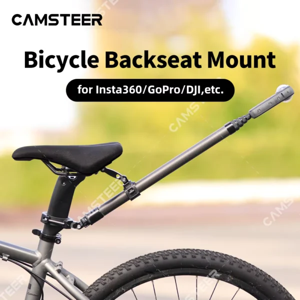 Camsteer Bicycle Backseat Mount for GoPro & Action Cameras