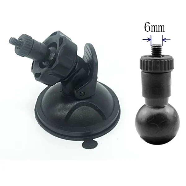Universal 360° Car DVR Holder with Suction Cup Stand
