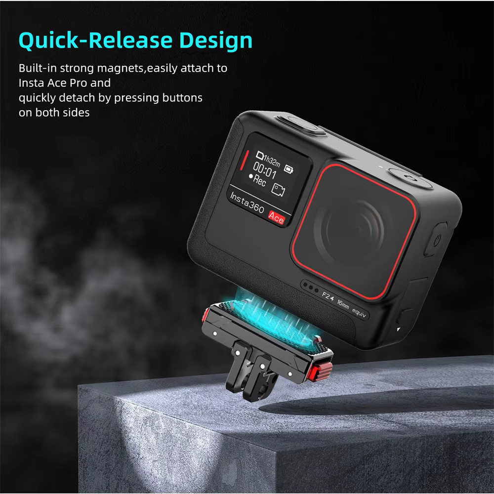 Magnetic Quick Release Adapter Base for GoPro and Insta360