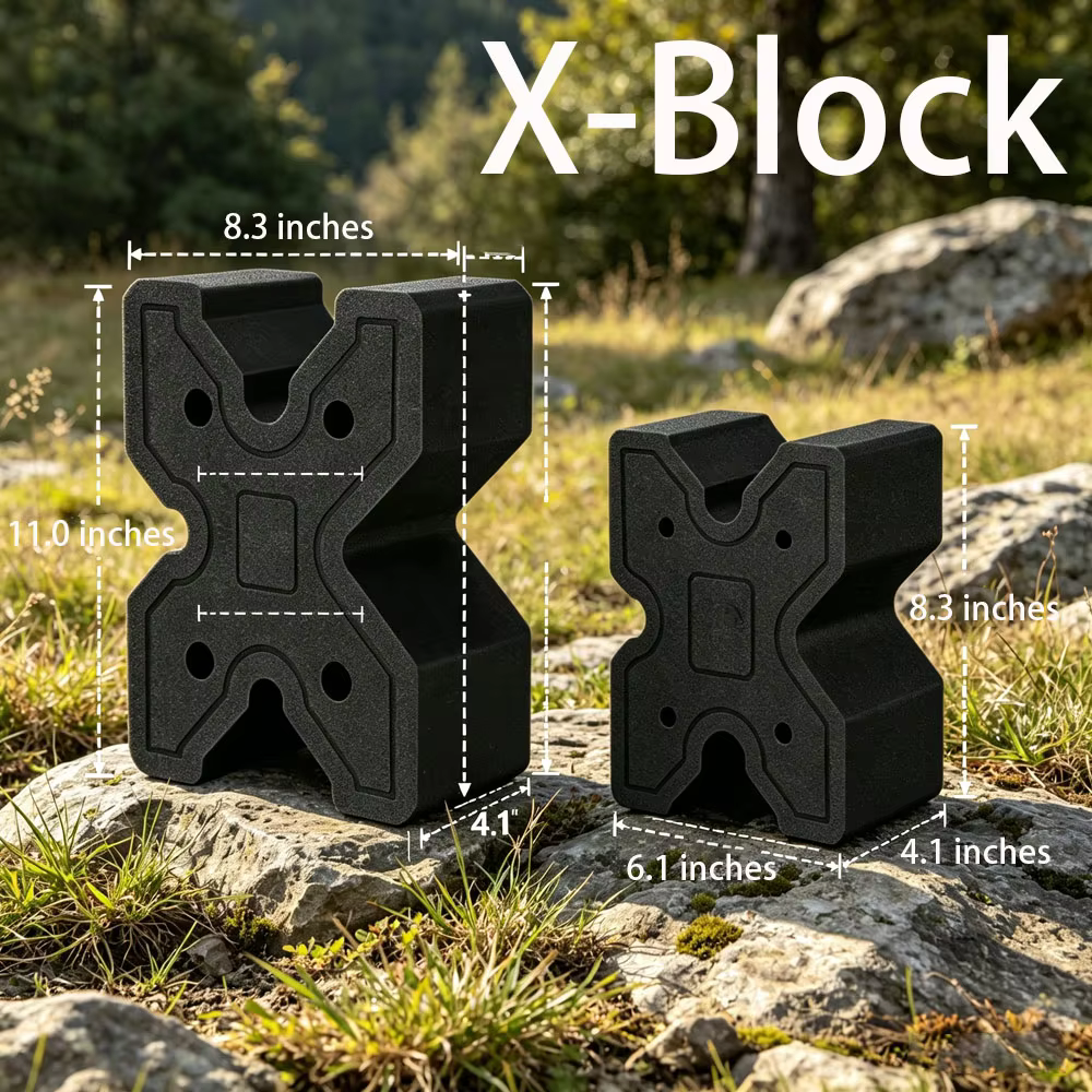 LAMBUL X-Block Bipod Lightweight Shooting Rest Clamp
