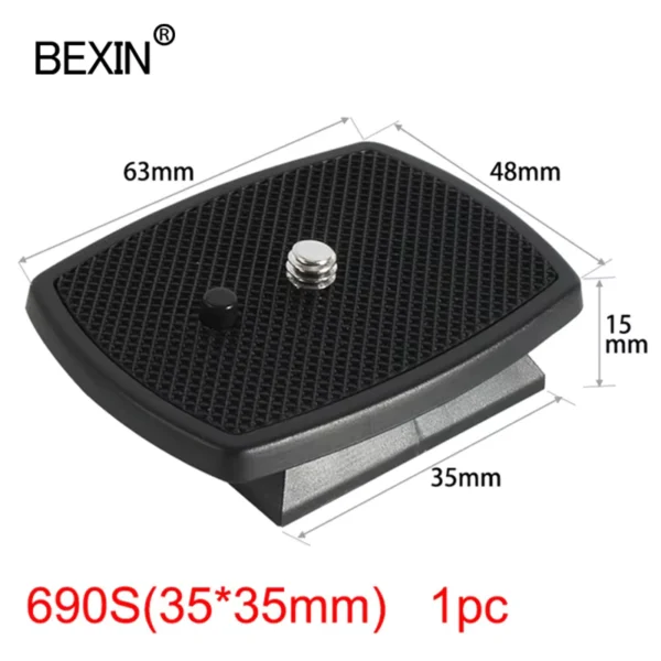 BEXIN Quick Release Camera Plate with 1/4 Screw Adapter
