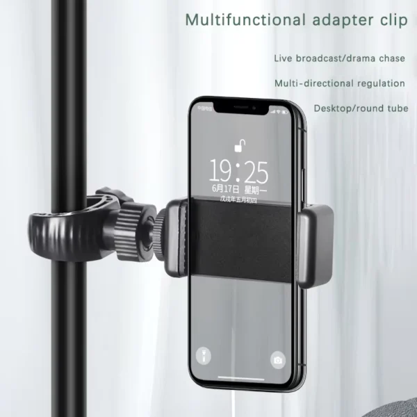 360° Rotating Phone Holder Clip for Smartphones