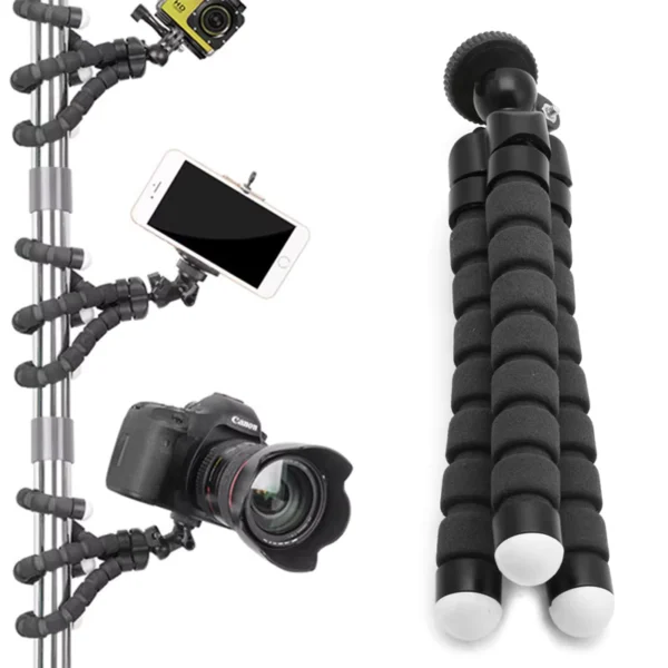 Flexible Gorilla Mount Tripod for GoPro and Cameras