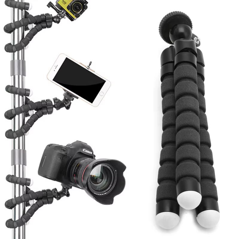 Flexible Gorilla Mount Tripod for GoPro and Cameras