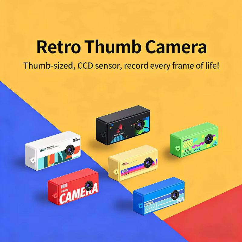 Retro X7 Thumb Camera 1080P HD Portable Keychain