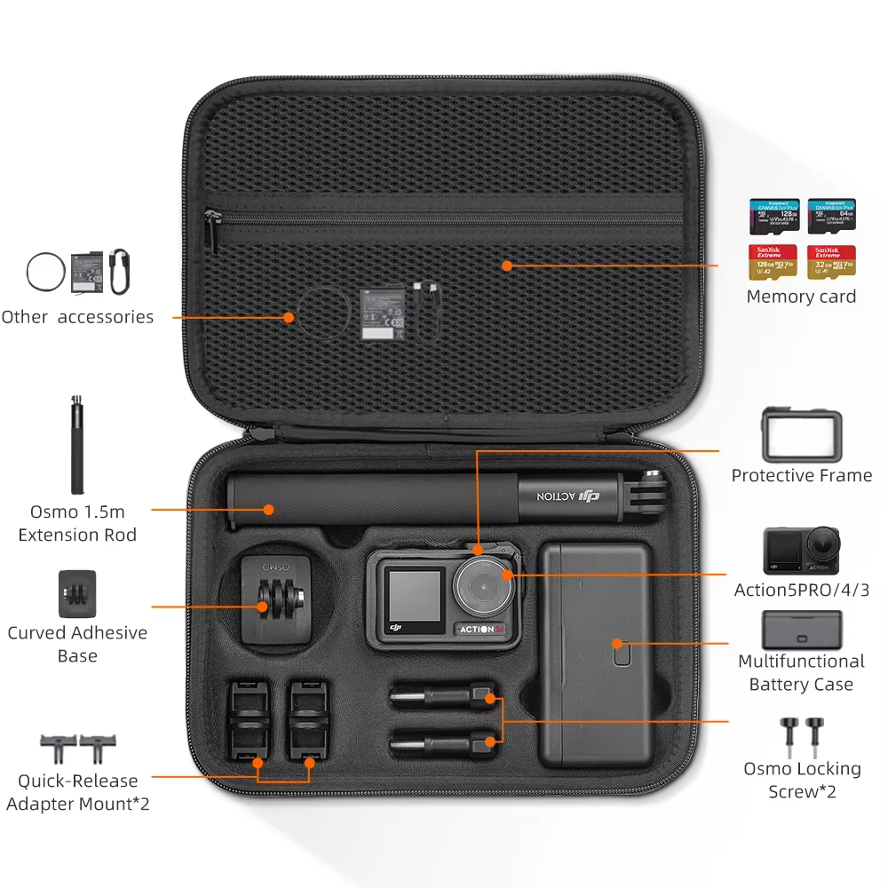 Waterproof Protective Case for DJI Osmo Action 3/4/5 Pro