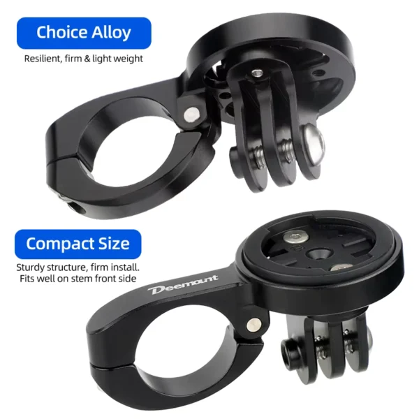 Deemount TT Handlebar Computer & Camera Mount with Adapters