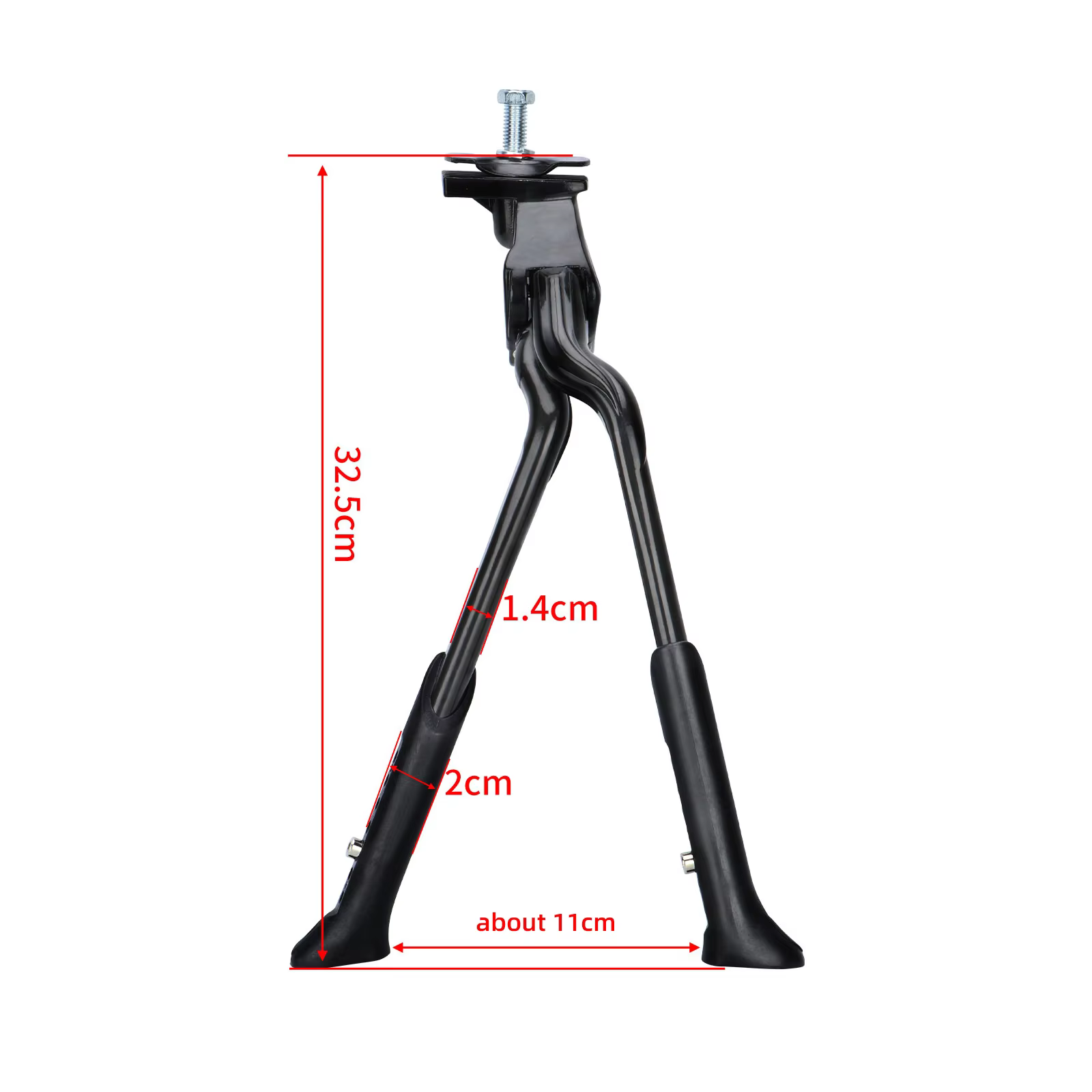 Adjustable Double Bracket Kickstand for Folding & MTB Bikes