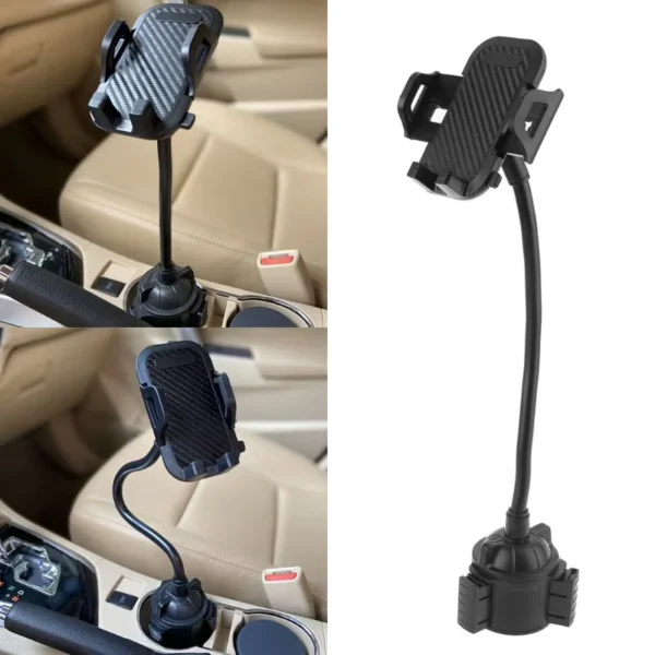 Universal Car Cup Phone Holder for 3.5-7in Smartphones