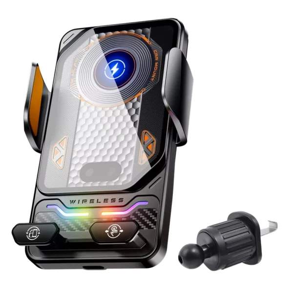 15W Universal Wireless Car Charger Stand with 360° Rotation