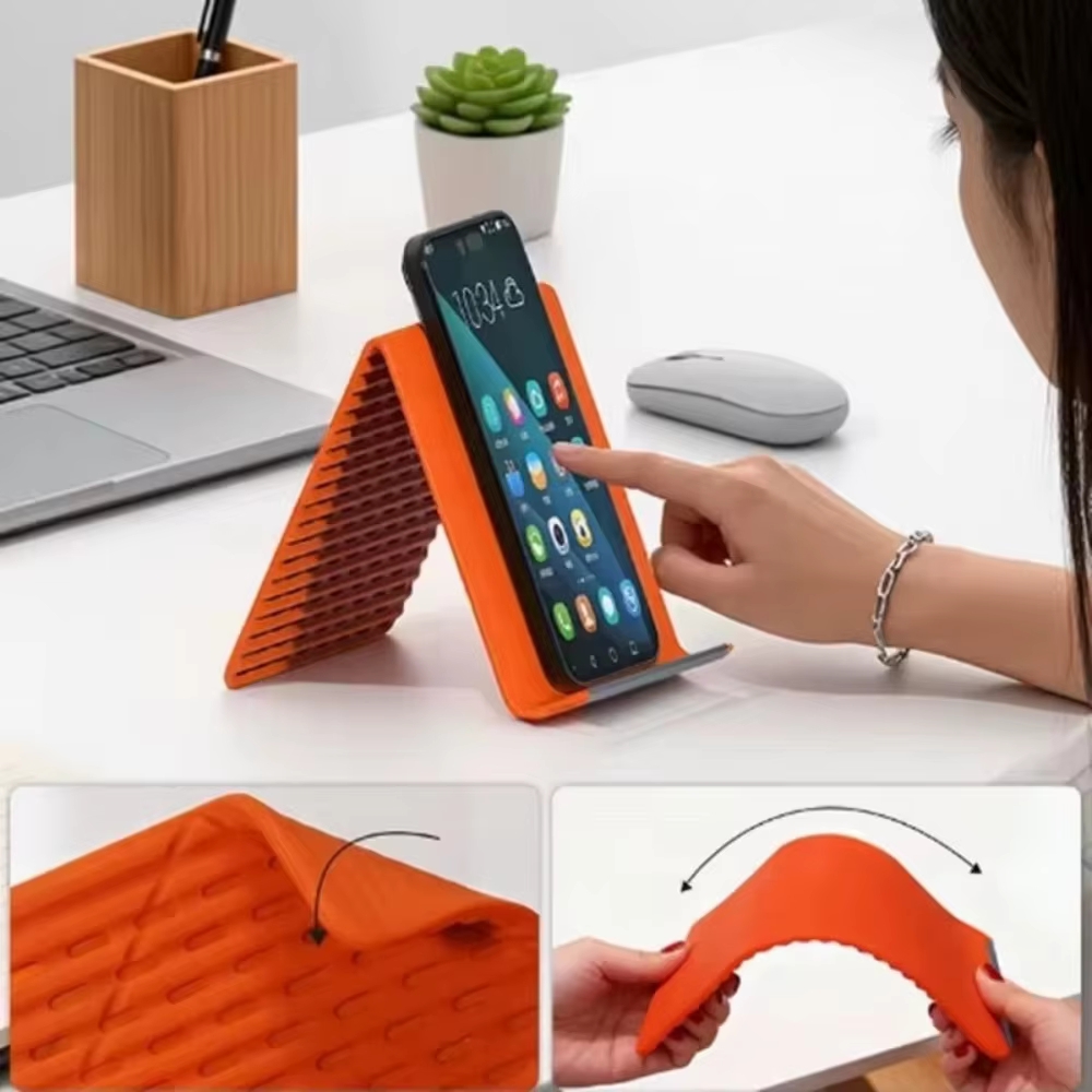 Flexible Foldable Silicone Phone & Tablet Stand