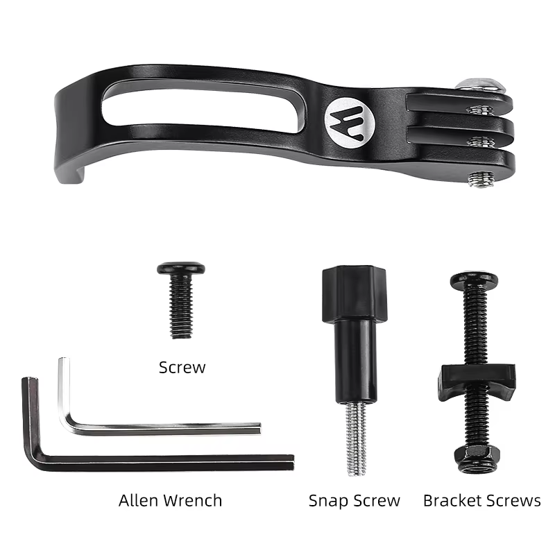 WEST BIKING Adjustable Aluminum Front Fork Light Holder for GOPRO