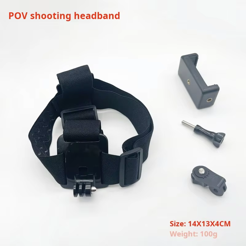 Adjustable Head-Mounted Phone Camera Rig for POV Streaming