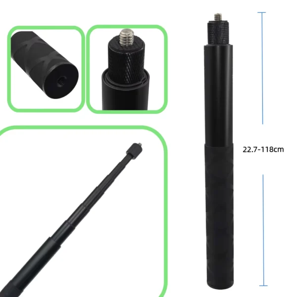 Universal Double Side Super Clamp with Extension Pole