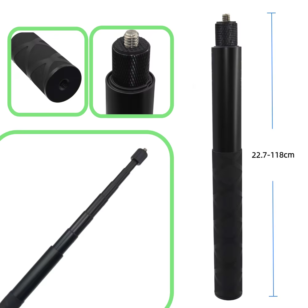 Universal Double Side Super Clamp with Extension Pole