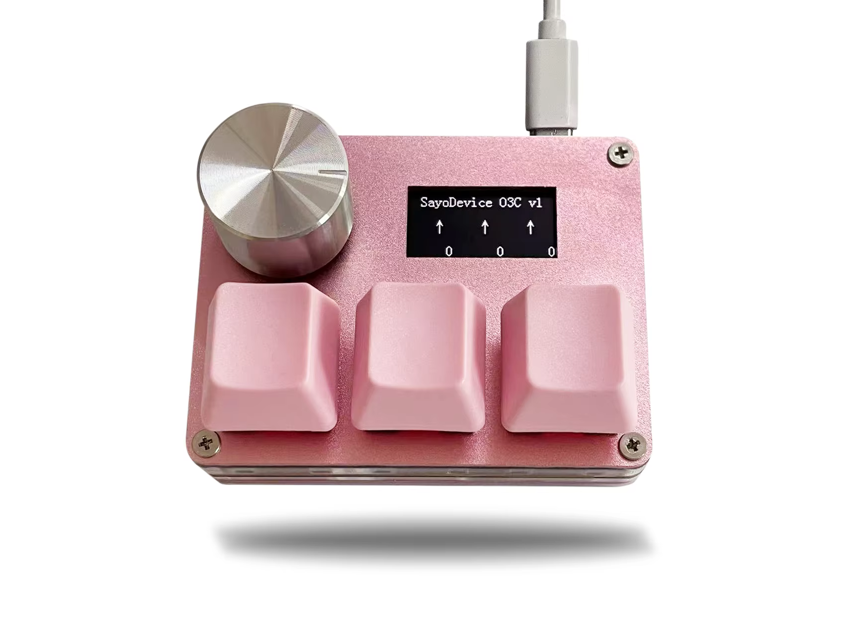 Sayodevice O3C OSU Rapid Trigger Pink Magnetic Keyboard