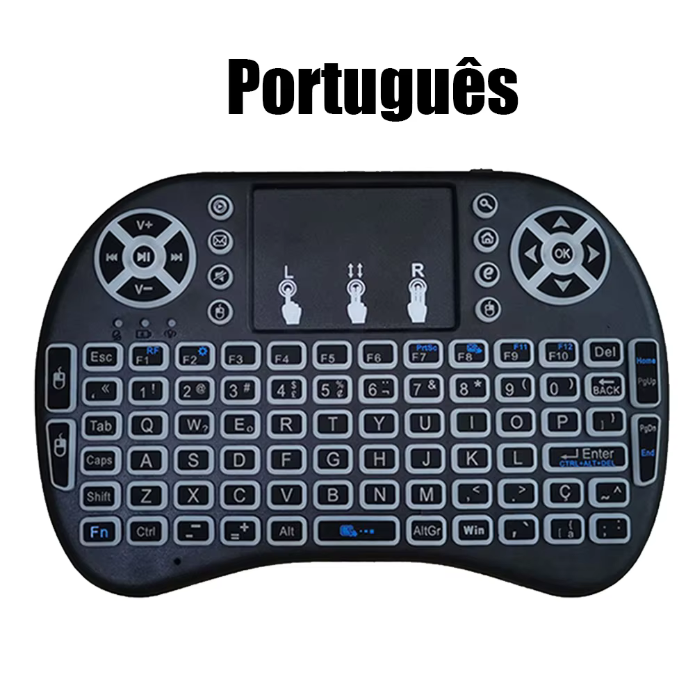 2.4G Wireless Mini Keyboard with Backlit Touchpad i8