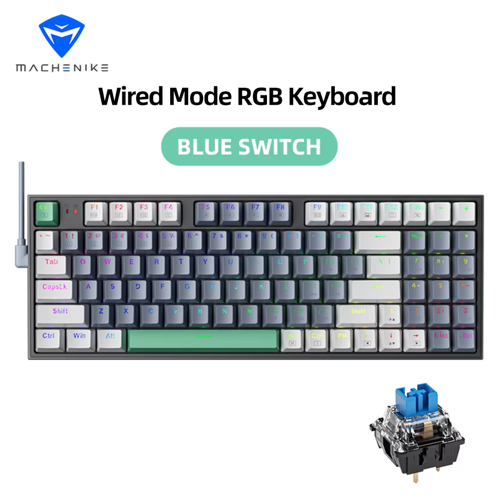 MACHENIKE K500-B94 Mechanical 94-Key RGB Keyboard