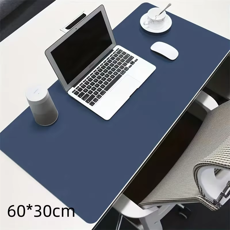 Large PU Leather Desk Protector Mat 600x300mm Waterproof